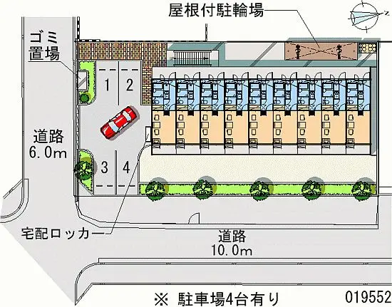 大阪市平野区加美東５丁目 月極駐車場